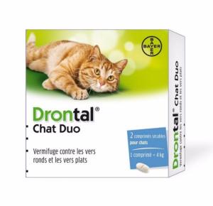 Drontal Chat Duo Vermifuge VETOQUINOL