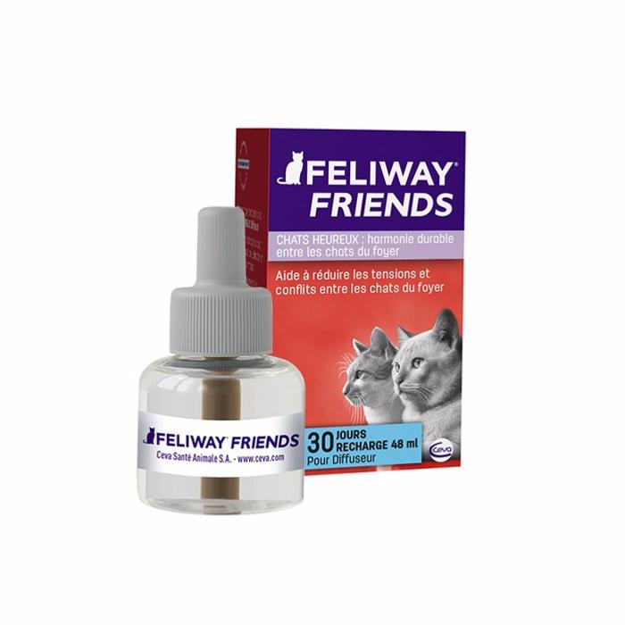 Feliway Friends pour Chats en recharge de 48 ml pour 30 jours - Ceva