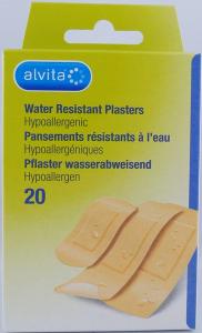 Pansements Résistants à l'eau ALVITA - Boite 20 Pansements