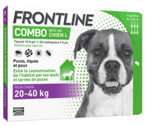 Frontline Combo - Chien - L - 20 à 40 Kg - 6 pipettes - BOEHRINGER