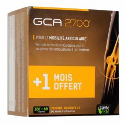 Complément alimentaire GCA 2700 - Santé Verte - 120 Comprimés + 60 Offerts
