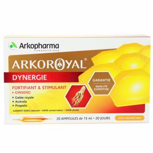 Arko Royal Dynergie Fortifiant et Stimulant en 20 ampoules de 15 ml - Arkopharma