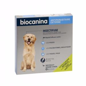 Insectifuge - Moyen et Grand Chien - Boite 2 Pipettes - BIOCANINA