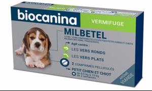 Milbetel - Petit Chien et Chiot - 2 Comprimés - BIOCANINA