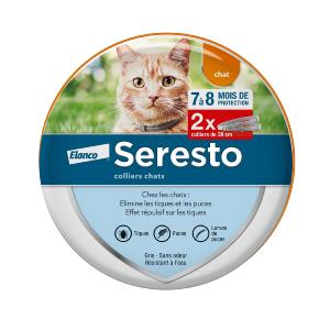 SERESTO - Anti-puces - Collier Chat - Lot de 2 - Elanco 