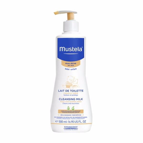 Lait De Toilette Mustela Bebe Peau Seche 500 Ml