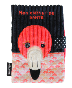 Protège carnet santé Flamingos - Deglingos