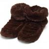 Boots chocolat - Chaussons chauffants - Bouillotte - Soframar