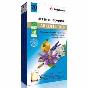 Arkofluide Détente et Sommeil en 20 ampoules de 15 ml - Arkopharma