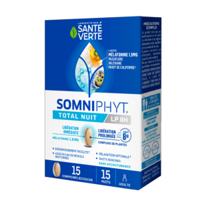 Somniphyt Total nuit LP 8H - Sommeil - 15 comprimés - SANTÉ VERTE