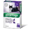 Antiparasitaire chat Advantage 80 Chat et Lapin en Pipettes - Bayer