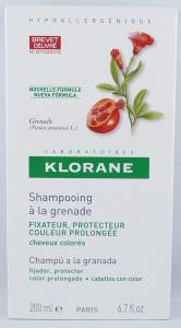 Le shampooing à la grenade Klorane est destiné aux cheveux colorés