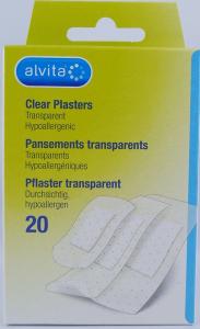 Pansements Transparents ALVITA - Boite 20 Pansements
