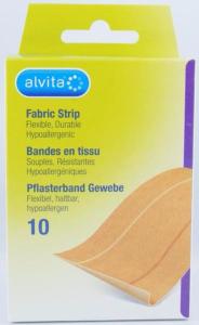 Bande en Tissu ALVITA - Boite 10 Bandes 10 x 6 cm