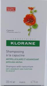 Le shampooing Klorane aux extraits de Capucine a des propriétés assainissantes