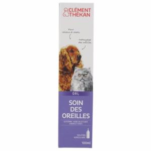 Soin des Oreilles Chien et Chat CLEMENT THEKAN - Flacon 100 ml
