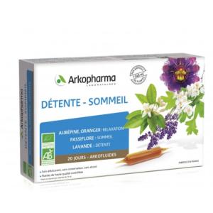 Arkofluides Détente Sommeil - Boite 20 Ampoules - ARKOPHARMA